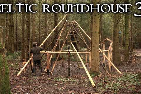 Building an Iron Age Roundhouse with Hand Tools: Bushcraft Project (PART 3)