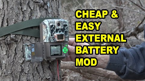 How to add an External Battery Mod to your Game Trail Camera S2E1.1 #gamecam #trailcam