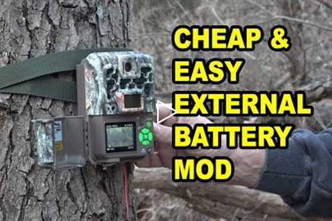 How to add an External Battery Mod to your Game Trail Camera S2E1.1 #gamecam #trailcam