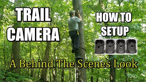 Trail Camera Setup and a behind the scenes look at the Channel's  Wildlife Videos