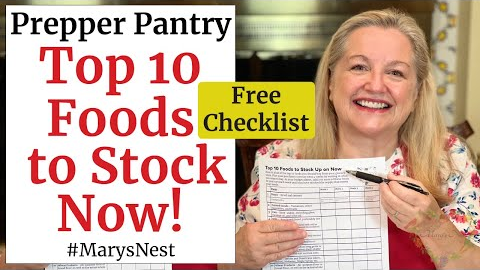 Top 10 Foods to Stock Up On Now for Your Prepper Pantry