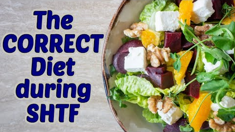The PERFECT SURVIVAL diet during SHTF