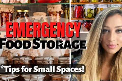 Emergency Food Storage | Creating Space for Food Storage | Prepper