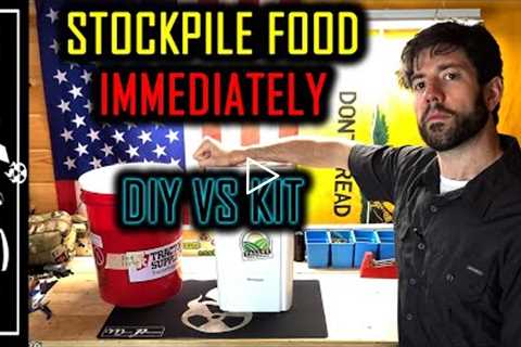 Prepping Food For Long Term Storage Is Important Right Now | DIY vs KIT