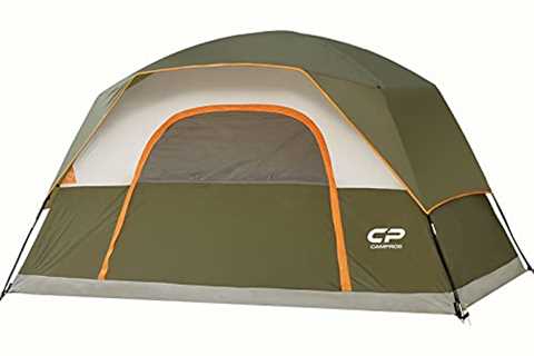 CAMPROS Tent 6/8 Person Camping Tents, Waterproof Windproof Family Dome Tent with Rainfly, Large..