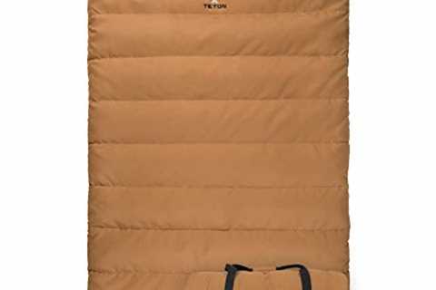 TETON Sports Mammoth Queen-Size Double Sleeping Bag; Warm and Comfortable for Family Camping - The..
