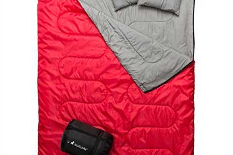 MalloMe Sleeping Bags for Adults & Kids - Ultralight Backpacking Sleeping Bag for Hiking Cold..