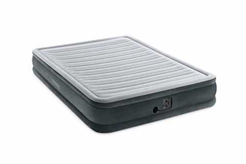 Intex Comfort Dura-Beam Airbed Internal Electric Pump Bed Height Elevated (2020 Model) - The..