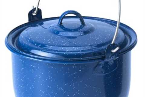 GSI Outdoors 3 qt. Convex Kettle for Soup, Stew, or Water Pot for Camping, Blue - The Camping..