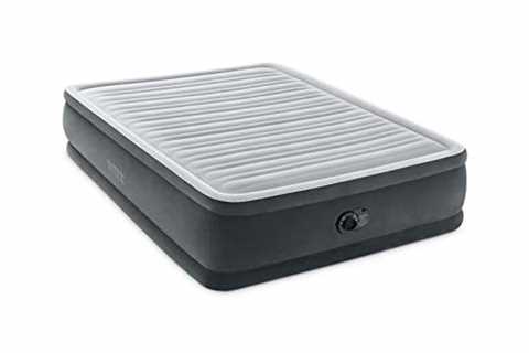 Intex Dura-Beam Deluxe Comfort Plush Air Mattress Series with Internal Pump - The Camping Companion