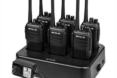 Retevis RT21 2 Way Radio Long Range, Walkie Talkies for Adults, Heavy Duty Rechargeable Two Way..