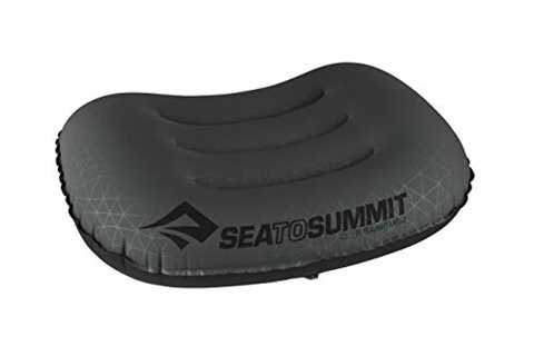 Sea to Summit Aeros Ultralight Inflatable Camping and Travel Pillow, Large (17.3 x 12.6) Grey - The ..