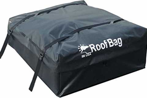 RoofBag Rooftop Cargo Carrier, Original Roof Bag Made in USA for Any Car Size with or Without Roof..