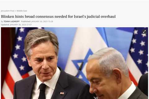 US Secretary of State Blinken Visits Israel to Reaffirm US Commitment and Urge De-Escalation