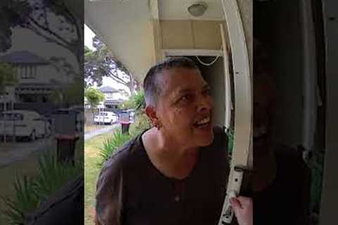 The Nicest Neighbor EVER! (Caught on Doorbell Camera) #shorts