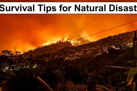 30 Essential Preparedness Tips for Natural Disasters