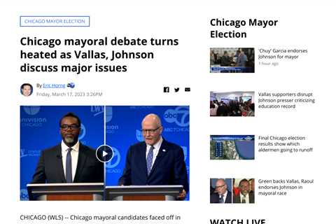 Chicago Mayoral Election Heats Up As Early Voting Begins