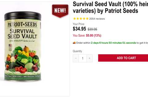 Discover the Ultimate Gardening Choice: Heirloom Organics Seed Vault