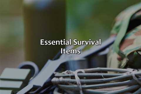 Essential Survival Items