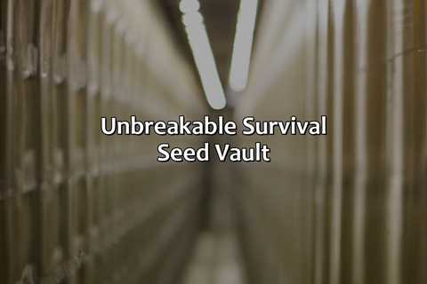 Unbreakable Survival Seed Vault