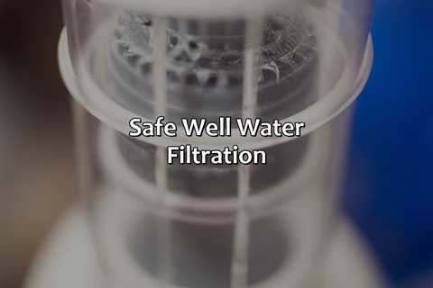 Safe Well Water Filtration