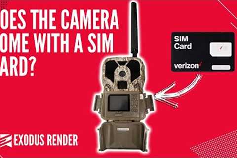 Trail Cam FAQ''s: Is A SIM Card Provided With This Cell Camera?