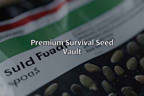 Premium Survival Seed Vault