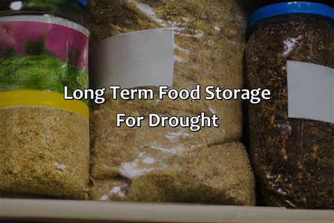 Long Term Food Storage For Drought