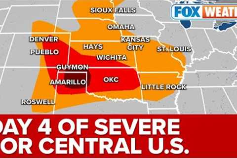 Rounds of Relentless Thunderstorms To Impact Central US