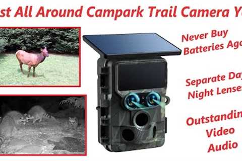 Campark TC 22 4K Solar Dual Lens Trail Camera Review and Tutorial