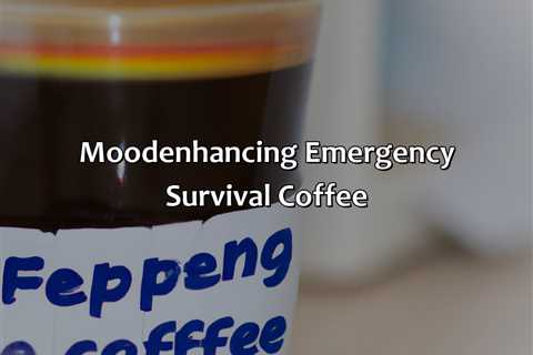 Mood-Enhancing Emergency Survival Coffee