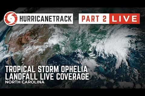 🔴Live Ophelia Surge Cameras - North Carolina - PART 2- 09/22 - 9/23/2023