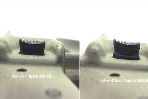 Forward Controls EMR-A (Enhanced Magazine Release, Ambidextrous) Serrated 