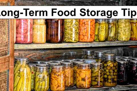 Long-Term Food Storage Tips and Advice