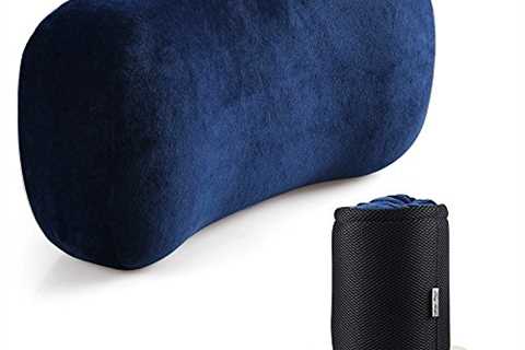 Portable Memory Foam Camping Pillow Travel Pillow Ergonomic Sleeping Bed Pillow for Good Night..