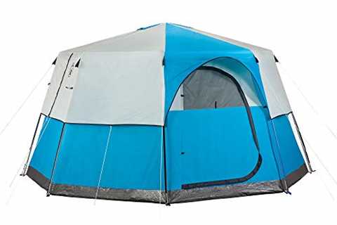 Coleman Octagon 98 8-Person Outdoor Tent , Blue - The Camping Companion