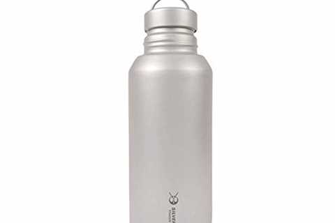 SILVERANT Titanium Ultralight 1.2 Litre/42.2 fl oz Leakproof Outdoor Camping Hiking Sports Water..