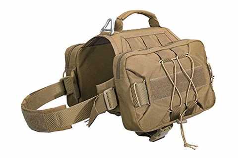 EXCELLENT ELITE SPANKER Dog Pack Hound Dog Saddle Bag Backpack for Travel Camping Hiking Medium..