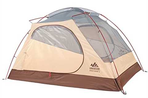 Unigear Space Dome 2 Person Tent- Spacious 2 Door/Vestibules Waterproof Tents for Camping..