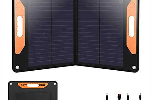 60W Foldable Solar Panel Monocrystalline,Aguei Solar Charger for Power Station,12V Battery,Solar..