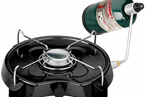 Coleman PowerPack Propane Gas Camping Stove, 1-Burner Portable Stove with 7500 BTUs for Camping,..