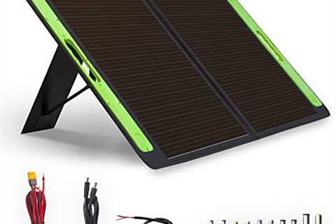 NECESPOW 100W Portable Solar Panel for Solar Generator,Power Station,Foldable Solar Charger with..