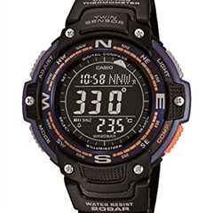Casio Men's SGW-100-2BCF Twin Sensor Digital Display Quartz Black Watch - The Camping Companion