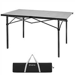 KingCamp Roll Up Aluminum Folding Table - The Camping Companion
