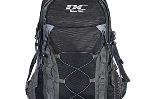 Diamond Candy Waterproof Hiking Backpack for Men and Women, Lightweight Day Pack for Travel Camping,..