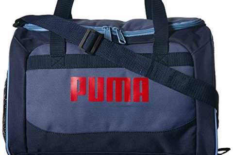 PUMA unisex child Evercat Transformation duffel bags, Navy/Red, One Size US - The Camping Companion