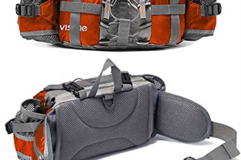 Bp Vision Outdoor Fanny Pack Hiking Camping Biking Waterproof Waist Pack 2 Water Bottle Holder..