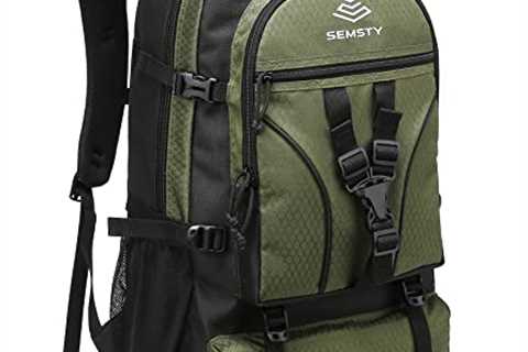SEMSTY Hiking Backpack, 30L/40L/50L Expandable Hiking Backpack for Men and Women, Travel Camping..