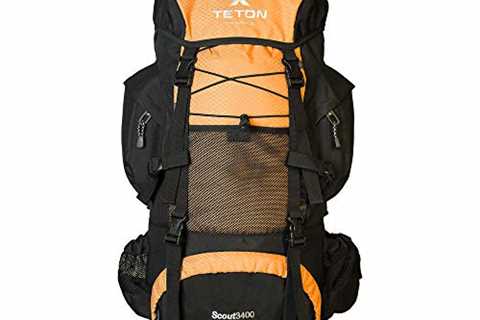TETON Sports Scout 3400 Internal Frame Backpack; High-Performance Backpack for Backpacking, Hiking, ..