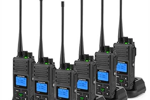 SAMCOM FPCN30A Two Way Radios Long Range 5 Watts Walkie Talkies for Adults Rechargeable 2 Way..